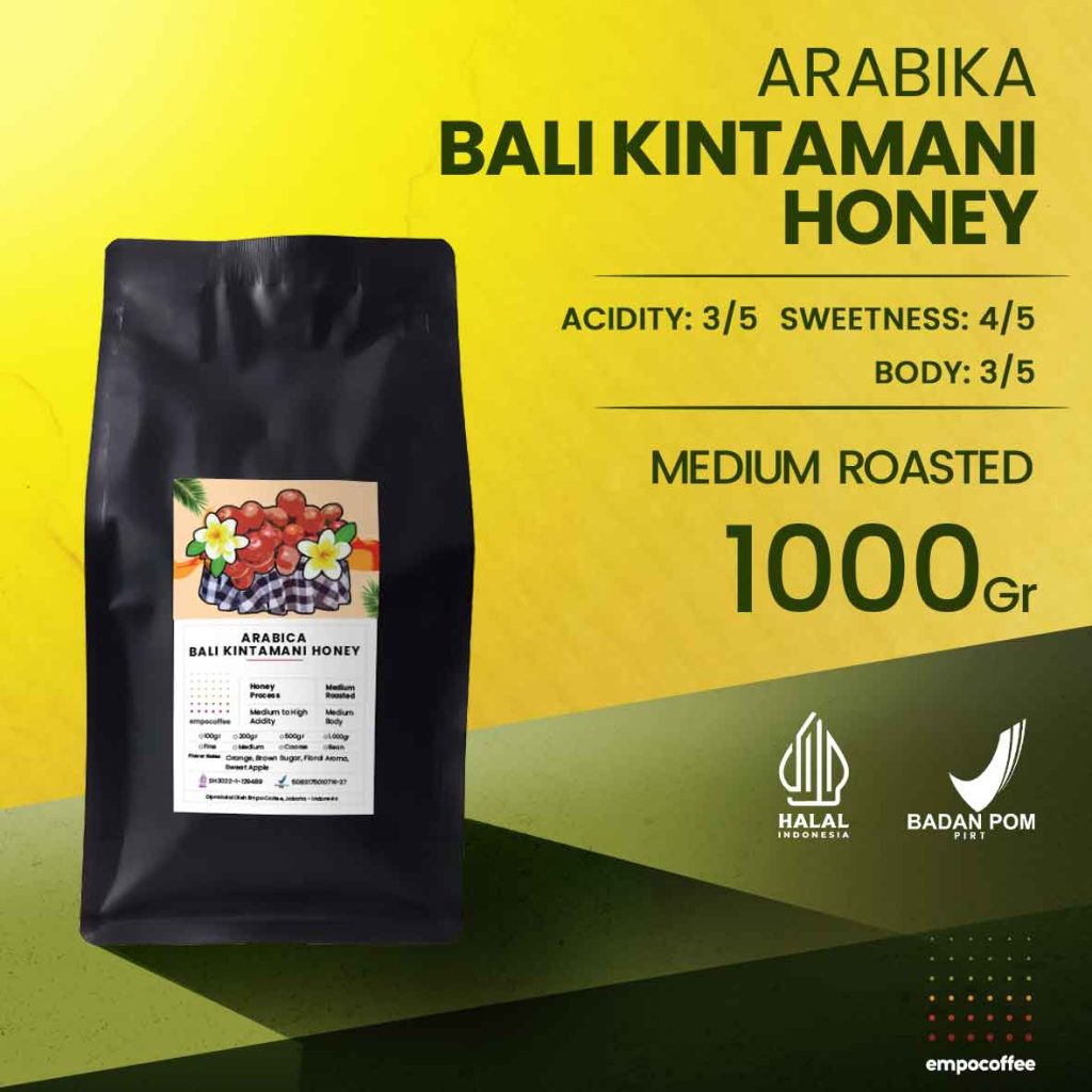 ARABICA BALI KINTAMANI HONEY 1000gr