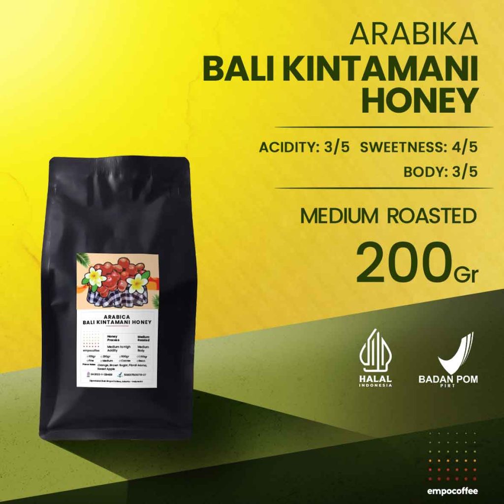 ARABICA BALI KINTAMANI HONEY 200gr