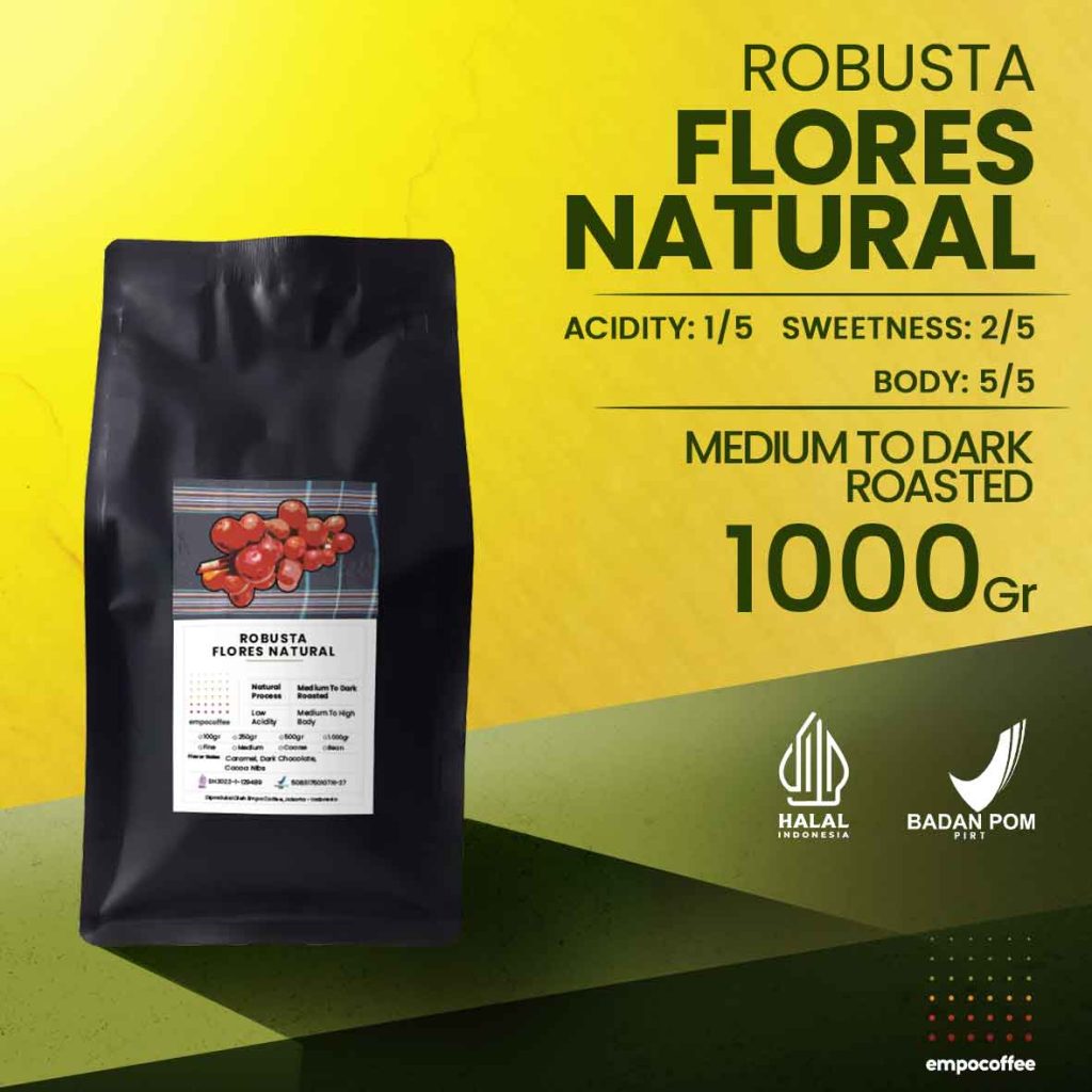 ROBUSTA FLORES NATURAL 1000gr
