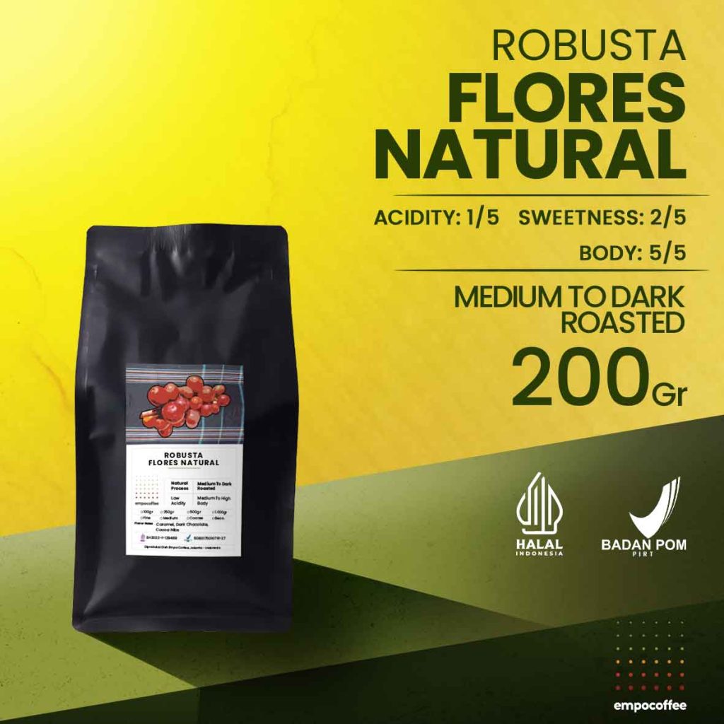 ROBUSTA FLORES NATURAL 200gr