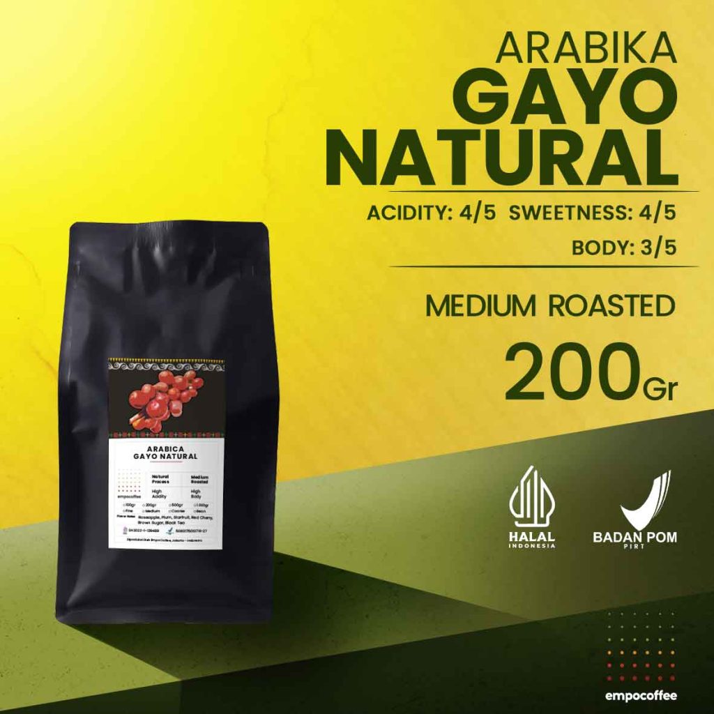 ARABICA GAYO NATURAL 200gr