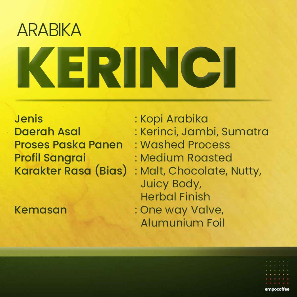 ARABIKA KERINCI - DETAIL