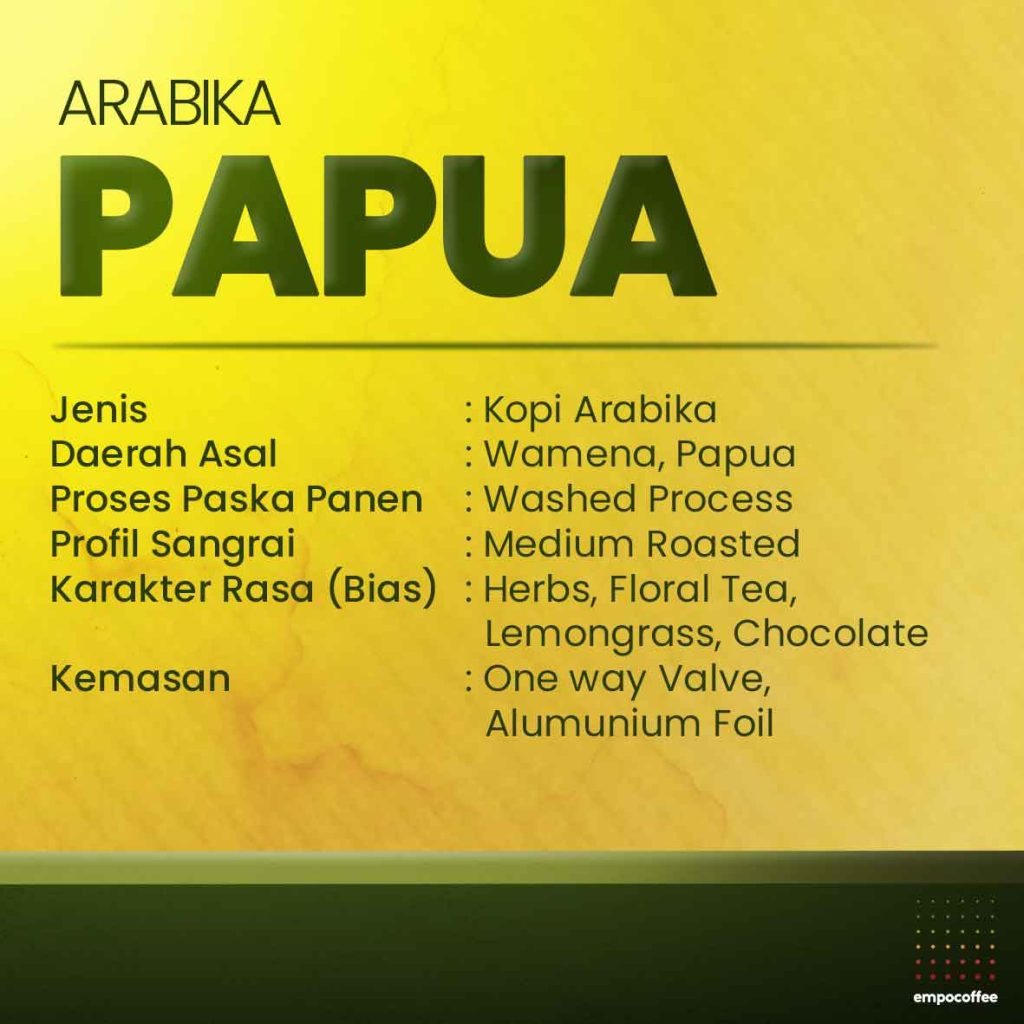 ARABIKA PAPUA - DETAIL