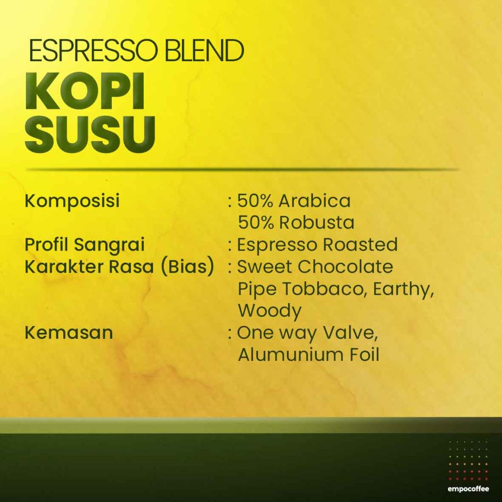 ESPRESSO BLEND KOPI SUSU - DETAIL