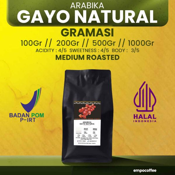 Kopi Arabika Aceh Gayo Natural