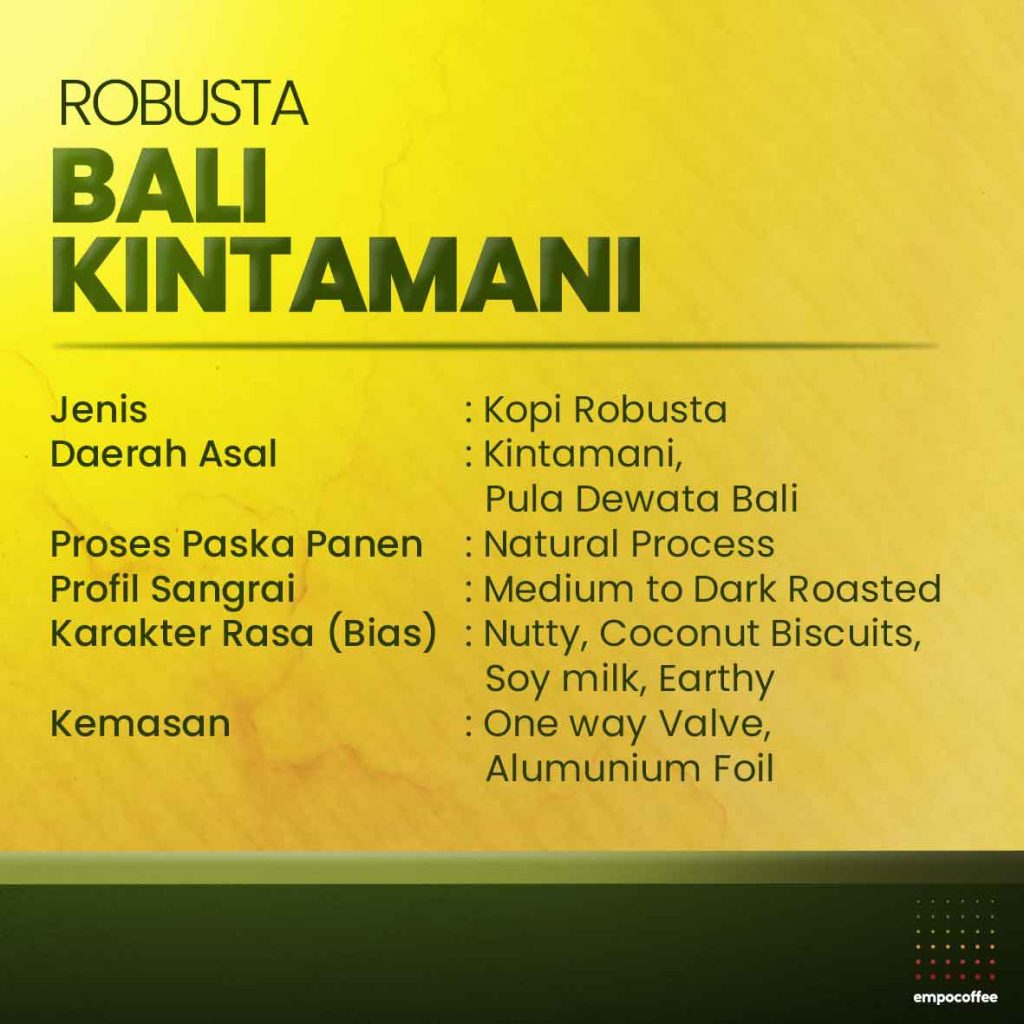 ROBUSTA BALI KINTAMANI - DETAIL