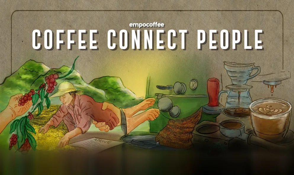 coffee connect people banner