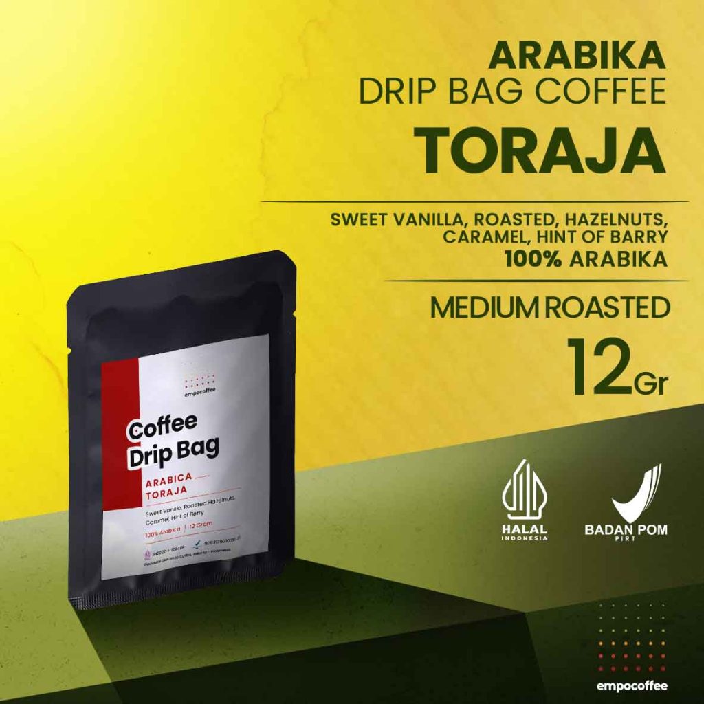 Drip bag coffee ARABICA TORAJA 12gr