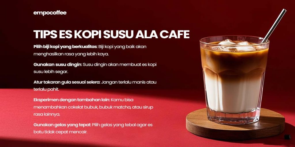 tips es kopi susu ala cafe